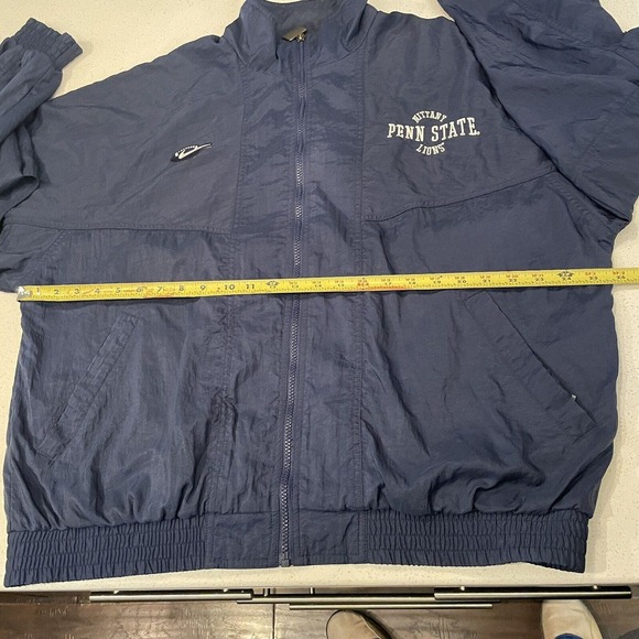 Nike Sports NCAA Penn State Football Windbreaker Jacket Size L Vintage - Picture 7 of 9